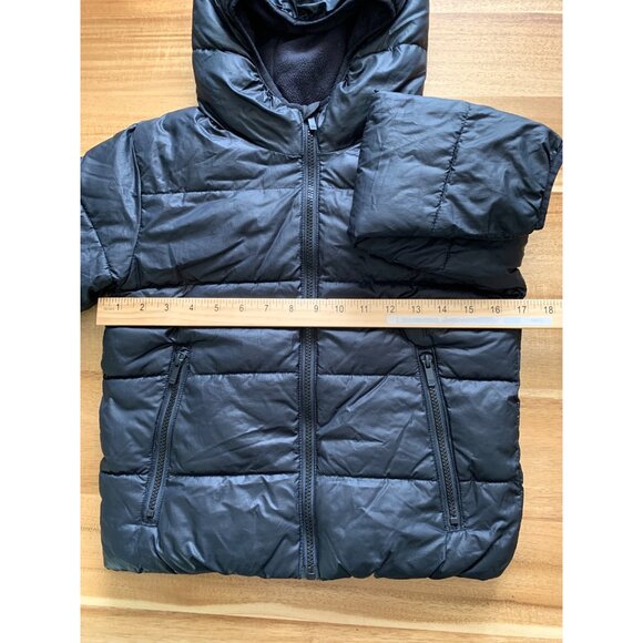 All In Motion Boys Black Mid-Weight Puffer Jacket With Pockets Size Medium - Picture 10 of 12